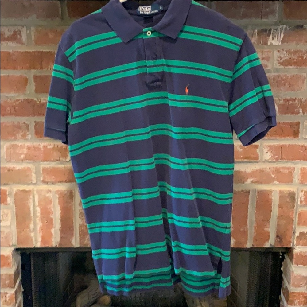 Navy Blue Polo Ralph Lauren Large short sleeve